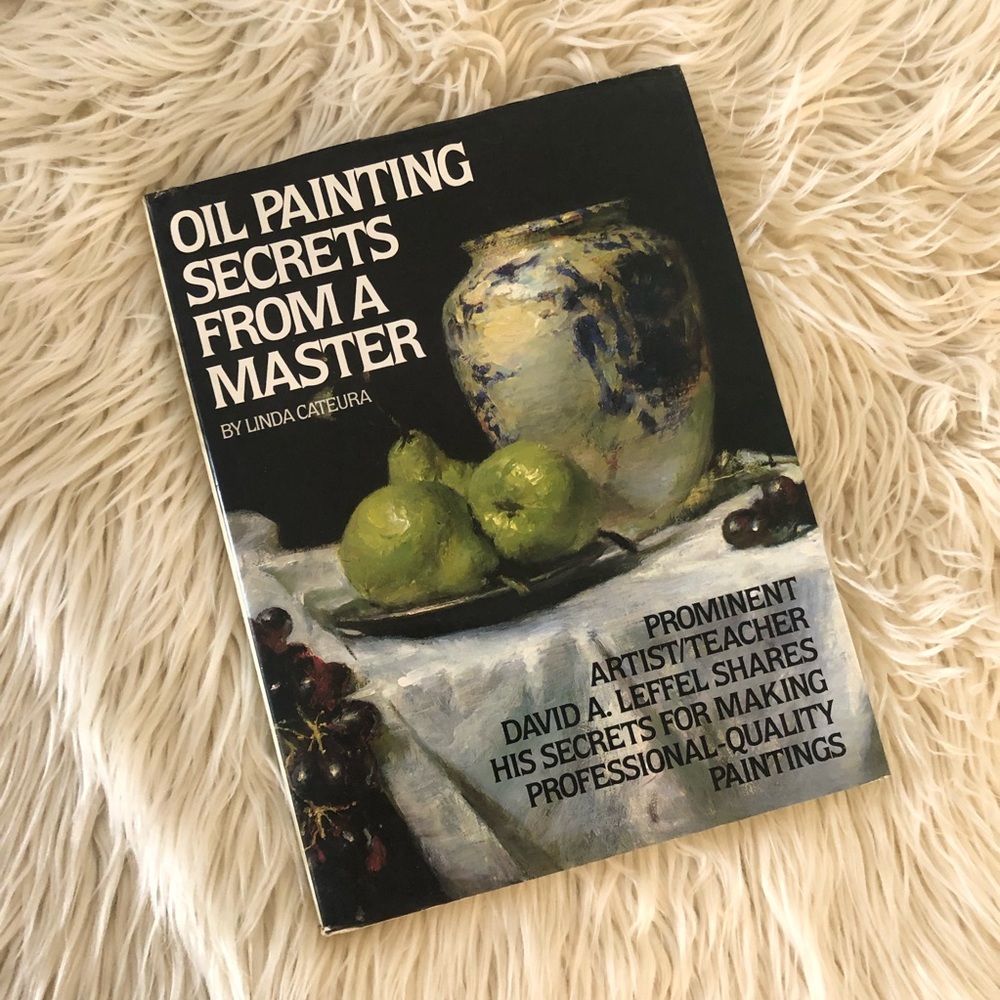 Vintage Oil Painting Decorative Coffee Table Book